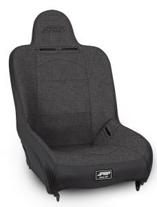 PRP Seats - PRP Premier High Back Suspension Seat (Two Neck Slots) - All Grey - A100110-54 - Image 1