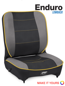 PRP Seats - PRP Enduro Low Back Reclining Suspension Seat (Passenger Side) - A13011245 - Image 1
