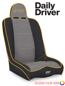 PRP Daily Driver High Back 4In. Extra Tall Suspension Seat - A140310