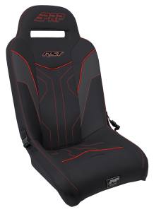 PRP RST Rear Suspension Seat- Black/Red - A4108-237