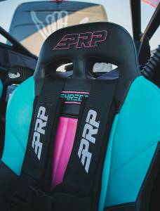 PRP Seats - PRP Polaris RZR S 900/XP 1000 XCR Suspension Seat Black w/ Red Stitch - A8001-POR1K - Image 3