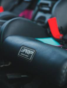 PRP Seats - PRP Polaris RZR S 900/XP 1000 XCR Suspension Seat Black w/ Red Stitch - A8001-POR1K - Image 4