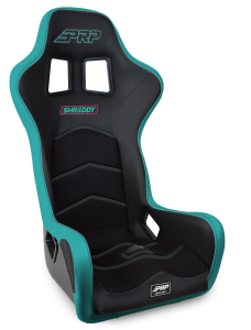 PRP Shreddy Alpha Composite Seat- Black/Teal - SHRDYA3901-01