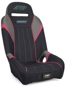 PRP Shreddy GT/S.E. Suspension Seat - Black- Pink - SHRDYA5701-02