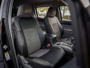 PRP Seats - PRP 12-15 Toyota Tacoma Front Seat Covers/ TRD/Sport Edition (Pair) - All Black - B049-02 - Image 3