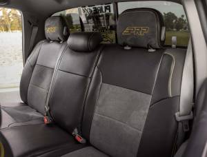 PRP Seats - PRP 12-15 Toyota Tacoma Rear Bench Cover Double Cab - Black with Red Stitching - B052-01 - Image 3