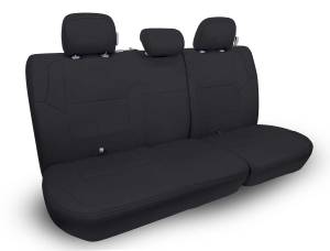 Interior - Seat Covers - PRP Seats - PRP 12-15 Toyota Tacoma Rear Bench Cover Double Cab - All Black - B052-02
