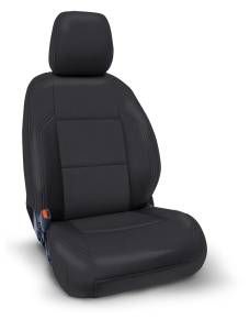 PRP Seats - PRP 2016+ Toyota Tacoma Front Seat Covers (Pair) - All Black - B053-02 - Image 1