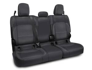 PRP 2020+ Jeep Gladiator JT Rear Bench Cover with Cloth Interior - Black/Grey - B055-03