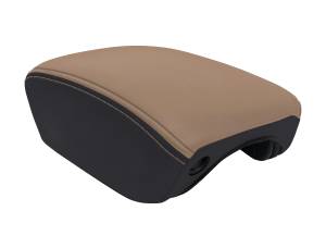 Interior - Seat Covers - PRP Seats - PRP  2018+ Jeep Wrangler JL / Jeep Gladiator JT Center Console Cover - Black/Tan - B103-04