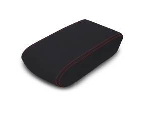 PRP Seats - PRP Center Console Cover for 2011+ Toyota 4Runner - Black with Red Stitching - B106-01 - Image 1