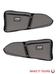 Shop By Category - Interior - PRP Seats - PRP Front Door Bags with Knee Pads for Polaris RZR (Pair), Custom - E36-Cust