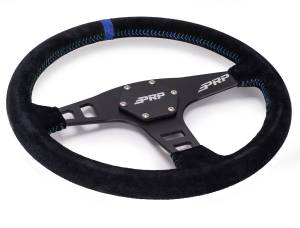PRP Seats - PRP Flat Suede Steering Wheel- Blue - G221 - Image 2