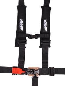 Interior - Seat Belts & Harnesses - PRP Seats - PRP 5.2 Harness with Shoulder Straps Sewn to Lap- Black - SB5.2S
