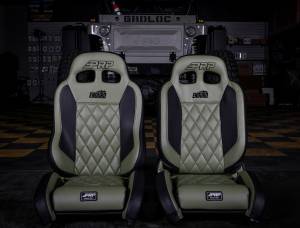PRP Seats - PRP Enduro Elite Suspension Seat - Trek Edition, Kit for 97-02 Jeep Wrangler TJ (Pair), Gray - A89010-C23-54 - Image 4