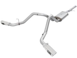 aFe Power MACH Force-Xp 3 IN 409 Stainless Steel Cat-Back Exhaust System w/Polished Tip - 49-44057-P