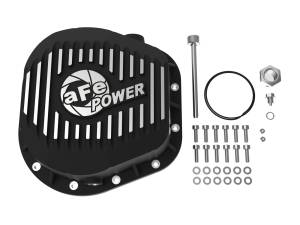 aFe Power - aFe Power Pro Series Differential Cover Black w/ Machined Fins & Gear Oil Ford F-250/F-350/Excursion 86-23 V8 (td) (10.25/10.50-12) - 46-70022-WL - Image 2