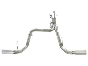 aFe Power - aFe Power MACH Force-Xp 2-1/2 IN to 3 IN 409 Stainless Steel Cat-Back Exhaust w/Polish Tip Toyota Tundra 10-21 V8-5.7L - 49-46014-P - Image 2