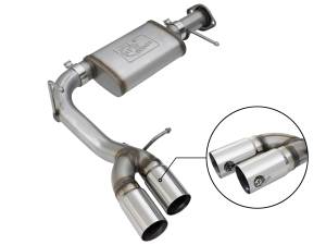 aFe Power - aFe Power MACH Force-Xp 3 IN 409 Stainless Steel Cat-Back Exhaust System w/ Polished Tip GM Colorado/Canyon 17-22 V6-3.6L - 49-44096-P - Image 1