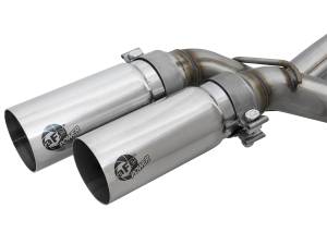 aFe Power - aFe Power Rebel Series 3 IN to 2-1/2 IN 409 Stainless Steel Cat-Back Exhaust w/ Polish Tip Ford F-150 11-14 V6-3.5L (tt) - 49-43078-P - Image 2