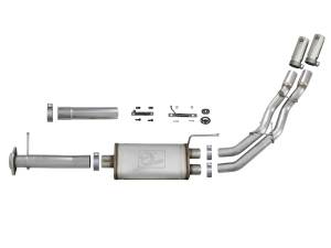 aFe Power - aFe Power Rebel Series 3 IN to 2-1/2 IN 409 Stainless Steel Cat-Back Exhaust w/ Polish Tip Ford F-150 11-14 V6-3.5L (tt) - 49-43078-P - Image 5