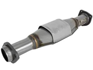aFe Power - aFe POWER Direct Fit 409 Stainless Steel Rear Catalytic Converter Jeep Wrangler (TJ) 00-03 L6-4.0L - 47-48002 - Image 1