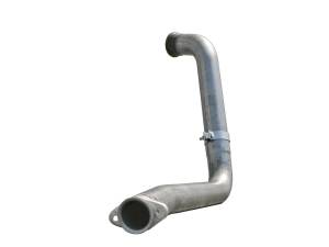 aFe Power LARGE Bore-HD 3-1/2 IN 409 Stainless Steel Down Pipe Ford Diesel Trucks 03-07 V8-6.0L (td) - 49-43012