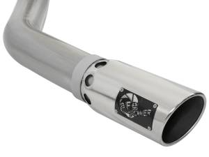 aFe Power - aFe Power Large Bore-HD 4 IN 409 Stainless Steel DPF-Back Exhaust System w/ Polished Tip Dodge Diesel Trucks 07.5-12 L6-6.7L (td) - 49-42006-P - Image 2