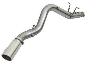 aFe Power - aFe Power Large Bore-HD 4 IN 409 Stainless Steel DPF-Back Exhaust System w/Polished Tip GM Diesel Trucks 17-19 V8-6.6L (td) L5P - 49-44085-P - Image 2