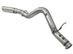 aFe Power - aFe Power Large Bore-HD 4 IN 409 Stainless Steel DPF-Back Exhaust System w/Polished Tip GM Diesel Trucks 17-19 V8-6.6L (td) L5P - 49-44085-P - Image 3