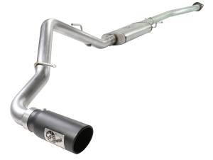 aFe Power - aFe Power MACH Force-Xp 3 IN 409 Stainless Steel Cat-Back Exhaust System w/Black Tip GM Truck 1500 99-03 V6/V8 - 49-44012-B - Image 1