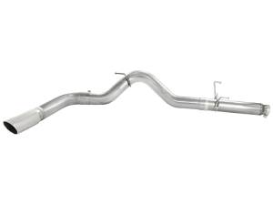 aFe Power - aFe Power Large Bore-HD 5 IN 409 Stainless Steel DPF-Back Exhaust System w/Polished Tip Dodge Diesel Trucks 07.5-12 L6-6.7L (td) - 49-42016-P - Image 3