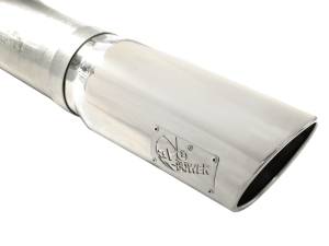 aFe Power - aFe Power Large Bore-HD 5 IN 409 Stainless Steel DPF-Back Exhaust System w/Polished Tip Dodge Diesel Trucks 07.5-12 L6-6.7L (td) - 49-42016-P - Image 5
