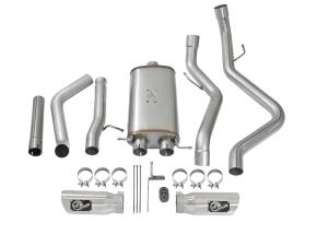 aFe Power - aFe Power MACH Force-Xp 3 IN 409 Stainless Steel Cat-Back Exhaust System w/Polished Tip GM Silverado/Sierra 1500 09-18 V6-4.3/V8-4.8/5.3L - 49-44071-P - Image 7