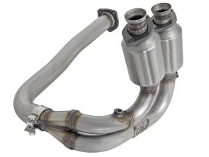 aFe POWER Direct Fit 409 Stainless Steel Front Catalytic Converter Jeep Wrangler (TJ) 00-03 L6-4.0L - 47-48001