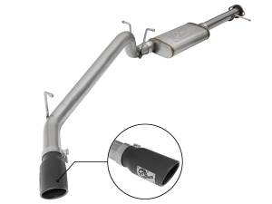 aFe Power - aFe Power MACH Force-Xp 3 IN 409 Stainless Steel Cat-Back Exhaust System w/Black Tip GM Colorado/Canyon 15-22 L4-2.5L/15-16 V6-3.6L - 49-44058-B - Image 1