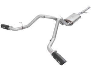 aFe Power MACH Force-Xp 3 IN 409 Stainless Steel Cat-Back Exhaust System w/Black Tip - 49-44057-B