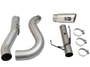 aFe Power - aFe Power ATLAS 5 IN Aluminized Steel DPF-Back Exhaust System w/Polished Tip Dodge RAM Diesel Trucks 13-18 L6-6.7L (td) - 49-02051-1P - Image 7