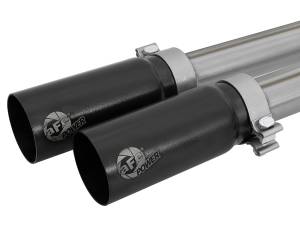 aFe Power - aFe Power Rebel Series 3 IN to 2-1/2 IN 409 Stainless Steel Cat-Back Exhaust w/ Black Tip - 49-44098-B - Image 2