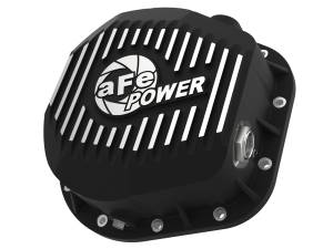 aFe Power Pro Series Differential Cover Black w/ Machined Fins Ford F-250/F-350/Excursion 86-23 V8 (td) (10.25/10.50-12) - 46-70022