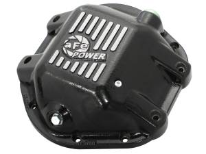 aFe Power - aFe Power Pro Series Rear Differential Cover Black w/ Machined Fins Jeep Wrangler (TJ/JK) 97-18 - 46-70162 - Image 1