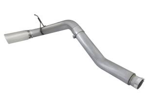 aFe Power - aFe Power Large Bore-HD 5 IN DPF-Back Stainless Steel Exhaust System w/Polished Tip Nissan Titan XD 16-19 V8-5.0L (td) - 49-46112-P - Image 3
