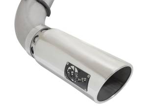 aFe Power - aFe Power Large Bore-HD 5 IN DPF-Back Stainless Steel Exhaust System w/Polished Tip Nissan Titan XD 16-19 V8-5.0L (td) - 49-46112-P - Image 4