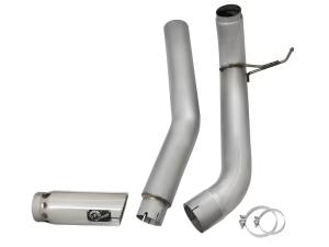 aFe Power - aFe Power Large Bore-HD 5 IN DPF-Back Stainless Steel Exhaust System w/Polished Tip Nissan Titan XD 16-19 V8-5.0L (td) - 49-46112-P - Image 7