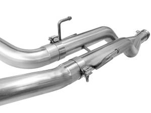 aFe Power - aFe Power Large Bore-HD 3 IN 409 Stainless Steel DPF-Back Exhaust System w/Polished Tip Dodge RAM 1500 EcoDiesel 14-19 V6-3.0L (td) - 49-42044-P - Image 4