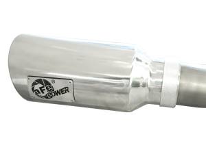 aFe Power - aFe Power Large Bore-HD 3 IN 409 Stainless Steel DPF-Back Exhaust System w/Polished Tip Dodge RAM 1500 EcoDiesel 14-19 V6-3.0L (td) - 49-42044-P - Image 5
