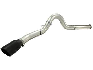 aFe Power - aFe Power Large Bore-HD 5 IN 409 Stainless Steel DPF-Back Exhaust System w/Black Tip Ford Diesel Trucks 11-14 V8-6.7L (td) - 49-43055-B - Image 2