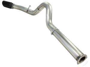 aFe Power - aFe Power Large Bore-HD 5 IN 409 Stainless Steel DPF-Back Exhaust System w/Black Tip Ford Diesel Trucks 11-14 V8-6.7L (td) - 49-43055-B - Image 3