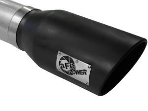 aFe Power - aFe Power Large Bore-HD 5 IN 409 Stainless Steel DPF-Back Exhaust System w/Black Tip Ford Diesel Trucks 11-14 V8-6.7L (td) - 49-43055-B - Image 6
