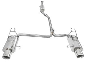 aFe Power - aFe Power Takeda 2-1/4 IN to 2 IN 304 Stainless Steel Cat-Back Exhaust w/Polished Tips Honda Accord 08-12 V6-3.5L - 49-36612 - Image 2